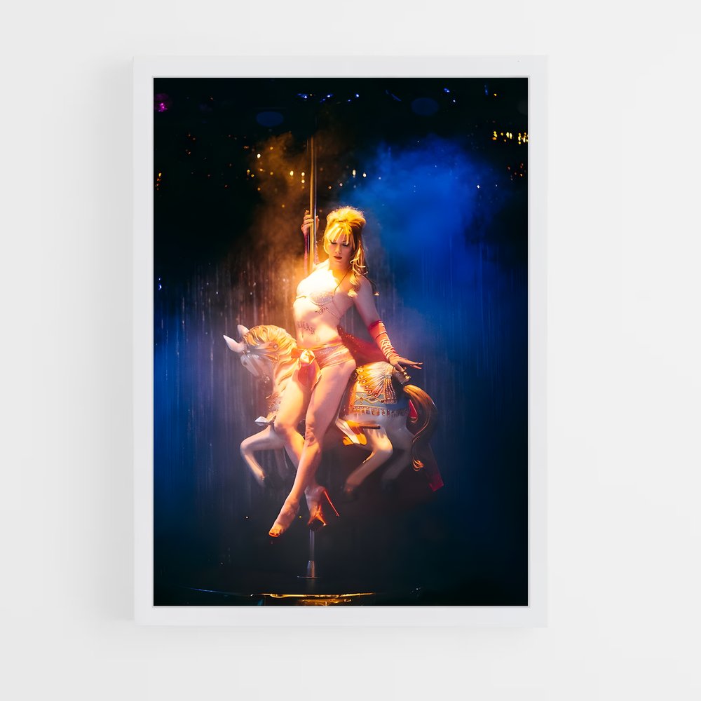 Poster La Cavalière Nocturne – affiche Danse (vue 3)